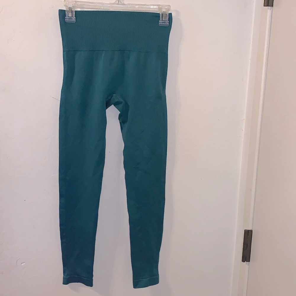 -Teal Green Blue Workout Leggings onesize
